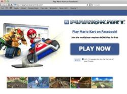 Uwaga na "Mario Kart" na Facebooku
