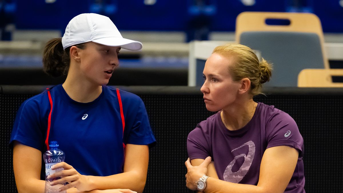 Iga Świątek i Daria Abramowicz