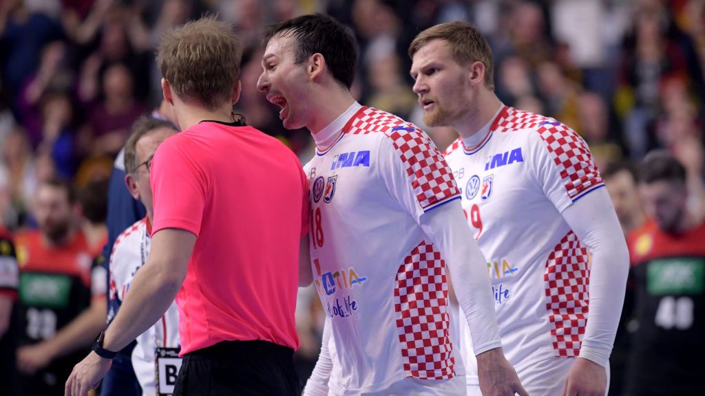 Chorwaci podczas meczu z Niemcami na MŚ 2019 mieli pretensje do pracy sędziów