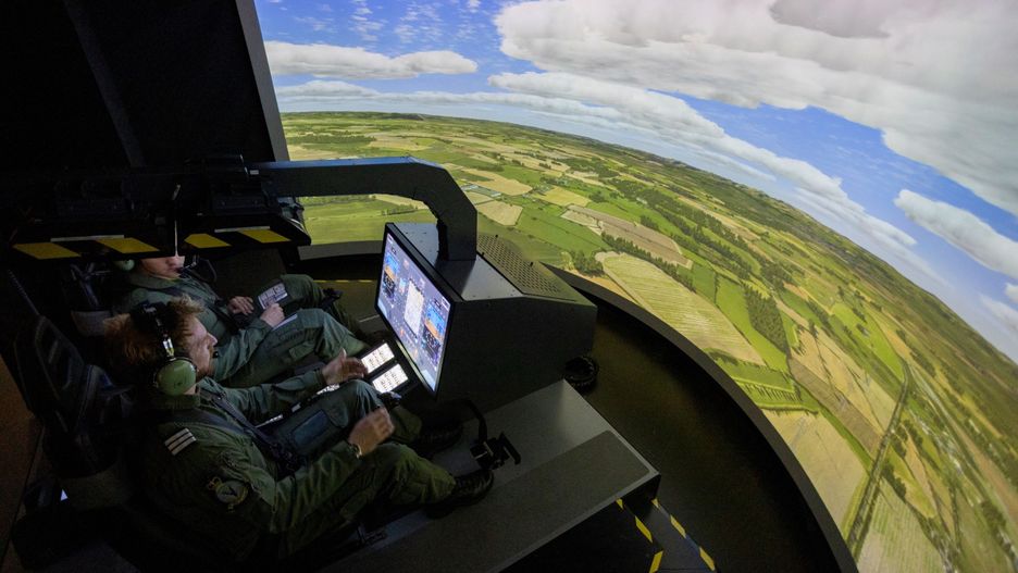 W RAF Shawbury piloci szkolą się m.in. na licznych stymulatorach