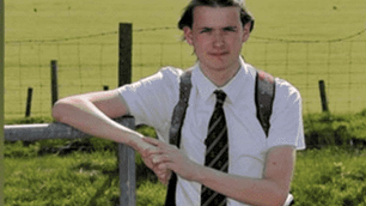 Chłopak postanowił eksperymentować