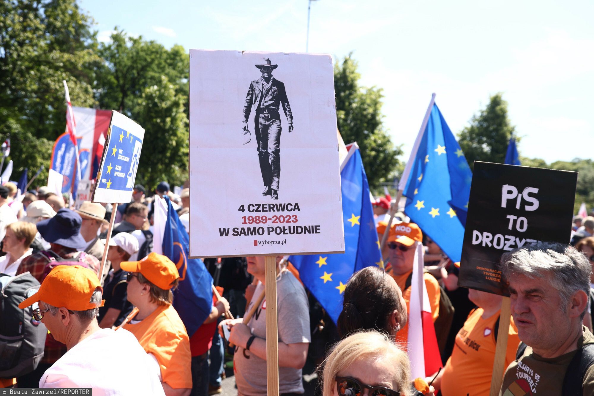 Marsz 4 czerwca
04.06.2023 Warszawa Marsz Wolnosci 
fot Beata Zawrzel/REPORTER
Beata Zawrzel/REPORTER