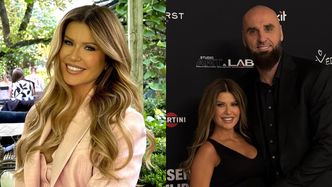 Żaneta Gortat-Stanisławska eksponuje CIĄŻOWY BRZUCH w obcisłej kreacji u boku męża (FOTO)