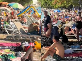 Nagranie z Chorwacji. Pokazali plażę w Makarskiej. "Zero kultury"