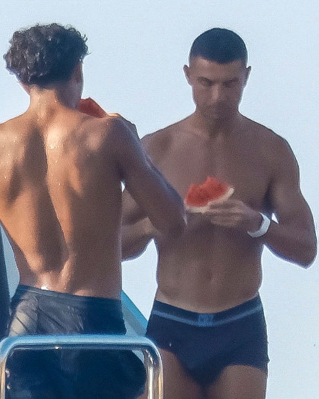 Georgina Rodriguez, Cristiano Ronaldo i Cristiano Junior 