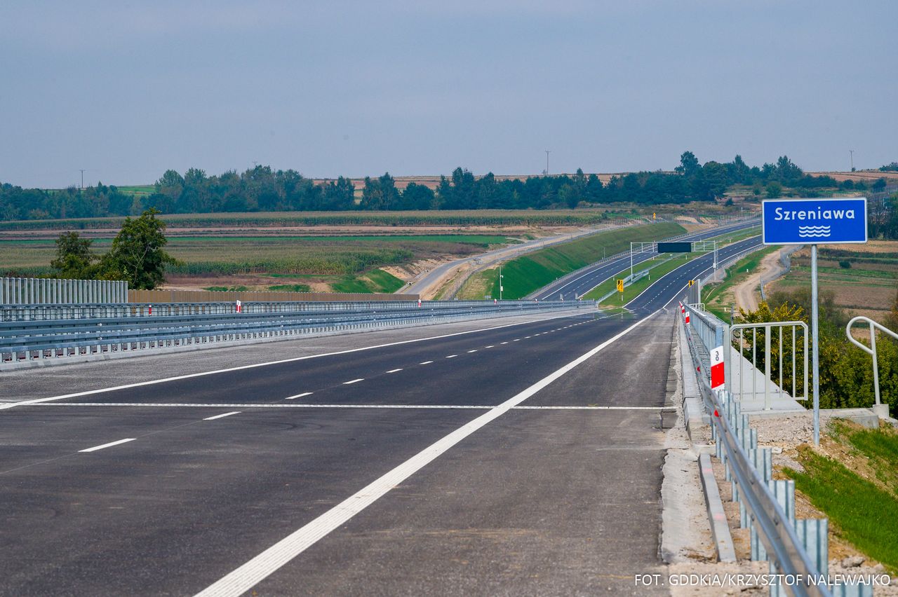 Pierwszy z czterech odcinków S7 na północ od Krakowa jest już gotowy