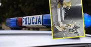 Niecodzienne sceny w Krakowie. Złodziej spadł policjantom z sufitu