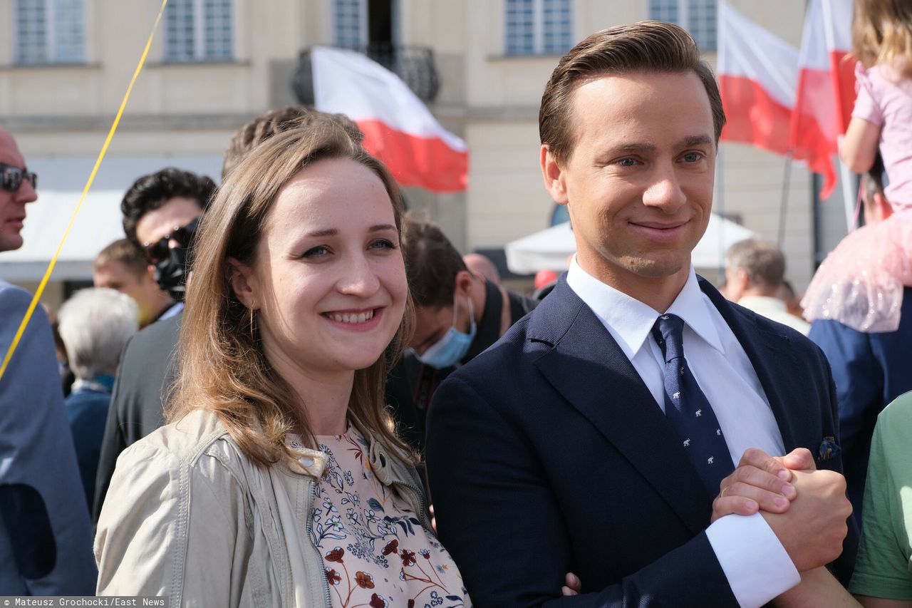 Krzysztof Bosak i Karina Bosak