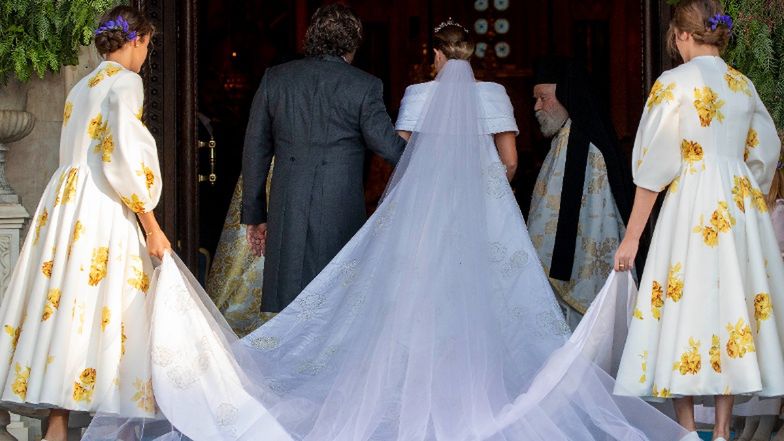 Ślub syna króla Grecji i córki szwajcarskiego miliardera