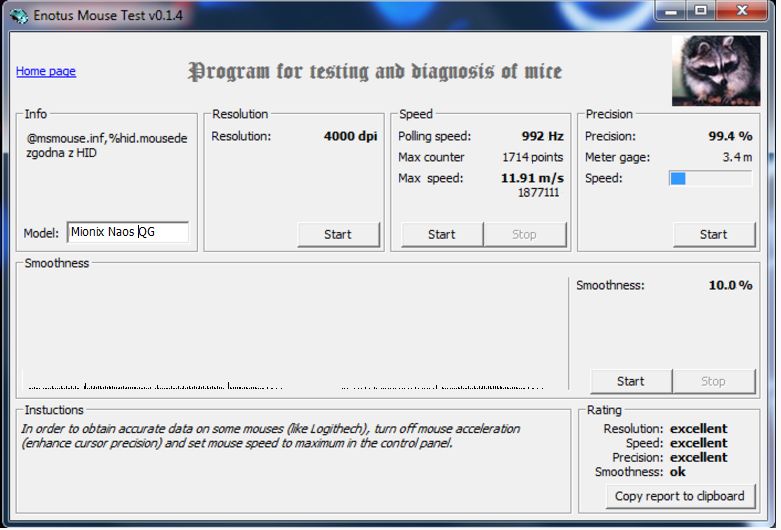 Mionix Naos QG – test myszy monitorującej szybsze bicie serca 12