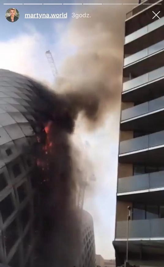 Pożar w Bejrucie