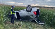 55-latka wylądowała w polu kukurydzy. Otrzymała 63 punkty karne