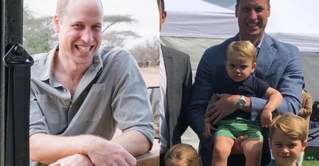 Książę William na zdjęciu z trójką dzieci. Fani zachwyceni: "George, Charlotte i Louis są TACY UROCZY!"