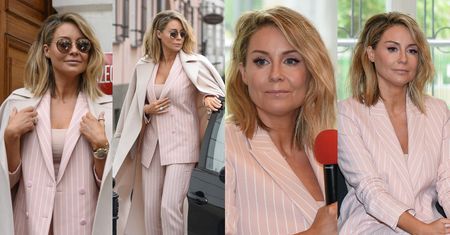 Elegancka Małgorzata Rozenek w butach Louboutin za 2800 złotych przemawia na konferencji o in vitro (ZDJĘCIA)