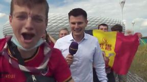 Dziennikarz TVP mówił do mikrofonu, a za nim... Ta ekipa skradła show