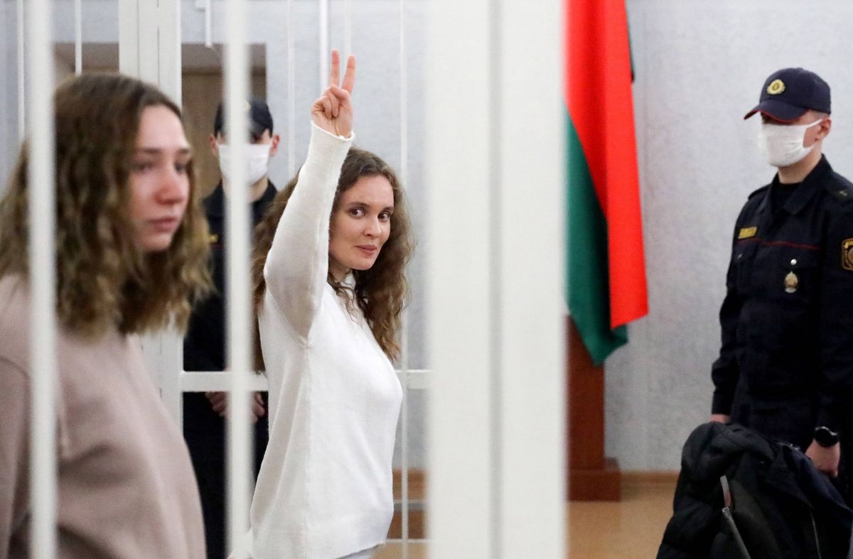 Białoruś. Dziennikarki Biełsatu Kaciaryna Andrejewa i Daria Czulcowa skazane