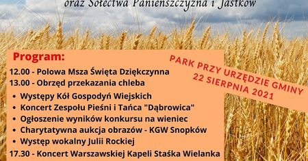 Dożynki Gminy Jastków 2021. Potańcówka pod gołym niebem