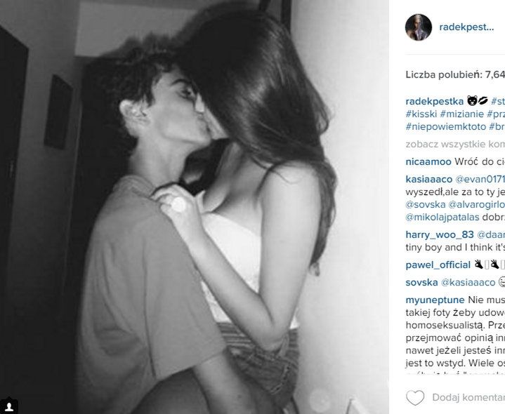 Radek Pestka na Instagramie