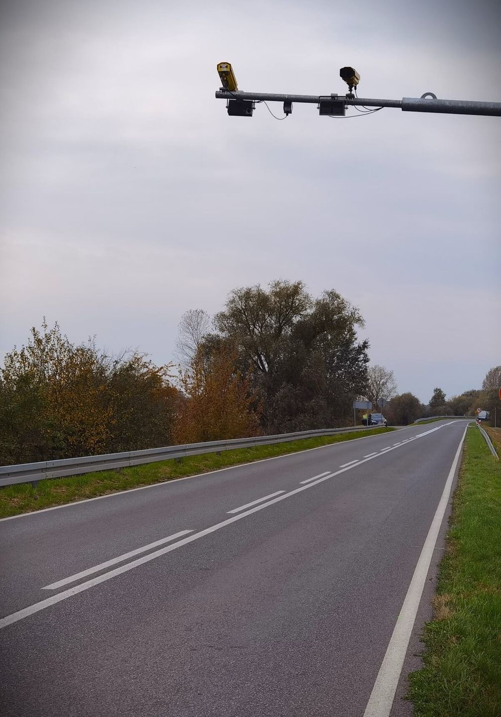 Odcinkowy pomiar prędkości na DW801 na odcinku Matygi - Gołąb