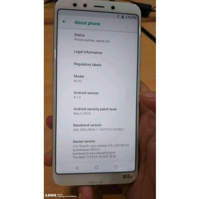 Xiaomi Mi A2
