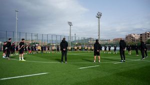 Poruszające sceny na treningu FC Barcelony