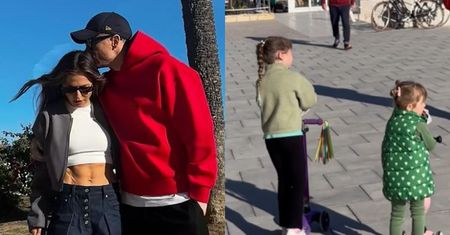 Anna Lewandowska relacjonuje rodzinny spacer w Barcelonie. Przez przypadek (?) pokazała TWARZ Klary! (FOTO)