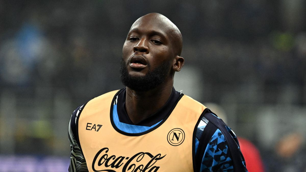 PAP/EPA / Nicola Marfisi / Romelu Lukaku przed meczem Interu Mediolan z SSC Napoli