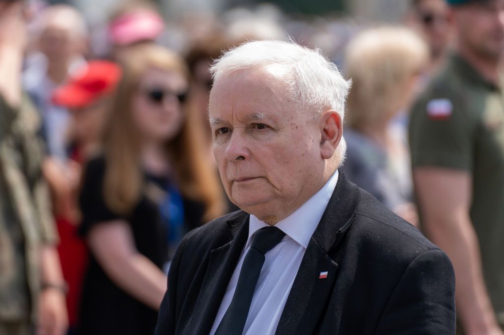 życzenia, Jarosław Kaczyński, urodziny, wybory prezydenckie, Mirosław Suchoń, prawo i sprawiediwość, Polska 2050 Kaczyński ma urodziny. Dostał wymowne życzenia