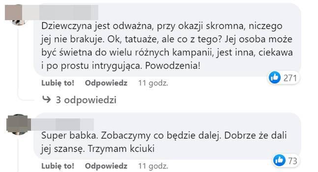 Komentarze internautów po emisji "Top Model"