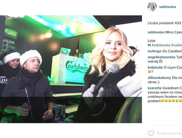 Maja Sablewska i Czesław Mozil