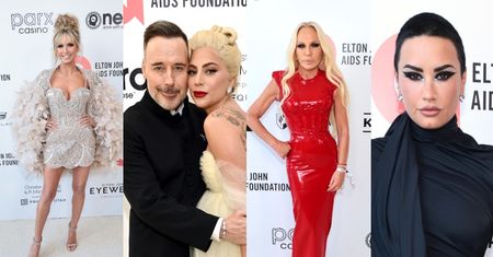 Oscary 2022. Gwiazdy świętują w szczytnym celu na imprezie Elton John AIDS Foundation: Lady Gaga, Heidi Klum, Demi Lovato, Caitlyn Jenner (ZDJĘCIA)