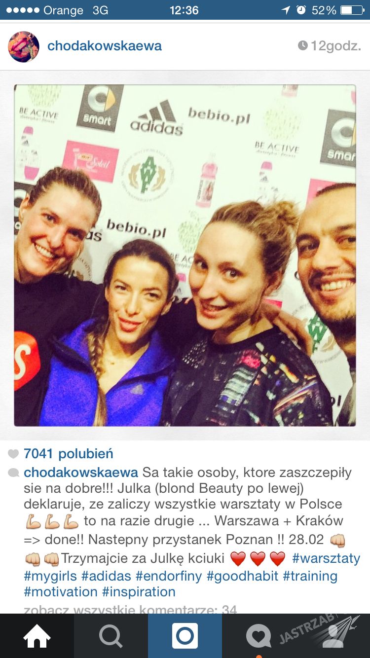 Ewa Chodakowska, Julia Starak
Fotografia: Instagram