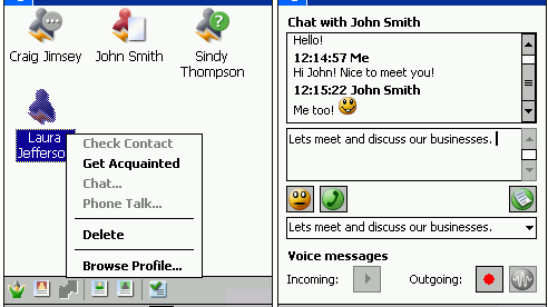 Komunikator przez Bluetooth 1