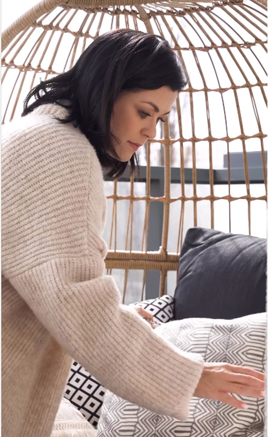 Katarzyna Cichopek urządziła balkon na wiosnę