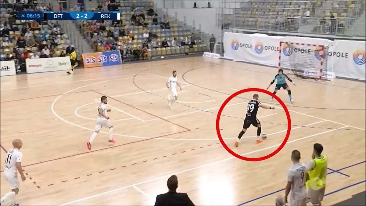 Facebook / Statscore Futsal Ekstraklasa / Na zdjęciu: bramka Arkadiusza Szypczyńskiego