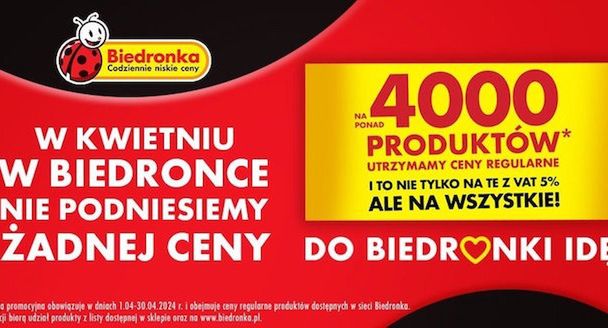 Co z cenami w Biedronce po podwyżce VAT? Jest decyzja sieci