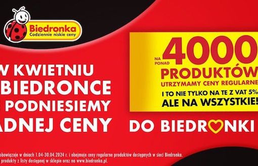 Co z cenami w Biedronce po podwyżce VAT? Jest decyzja sieci