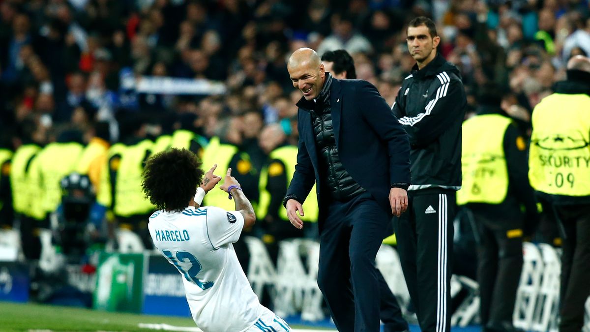 Getty Images / Gonzalo Moreno / na zdjęciu: Marcelo i Zinedine Zidane