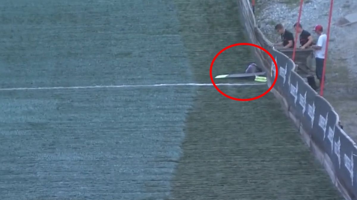 Twitter / Eurosport / Upadek Riko Sakurai