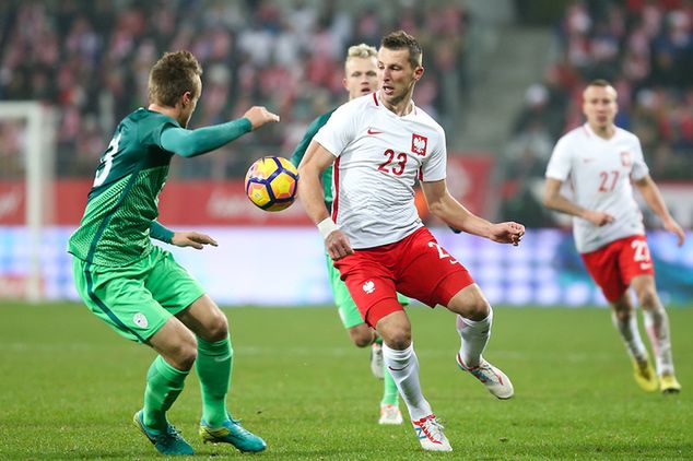 Wilczek zagrał w kadrze w dwóch meczach towarzyskich i jednym w eliminacjach MŚ 2018