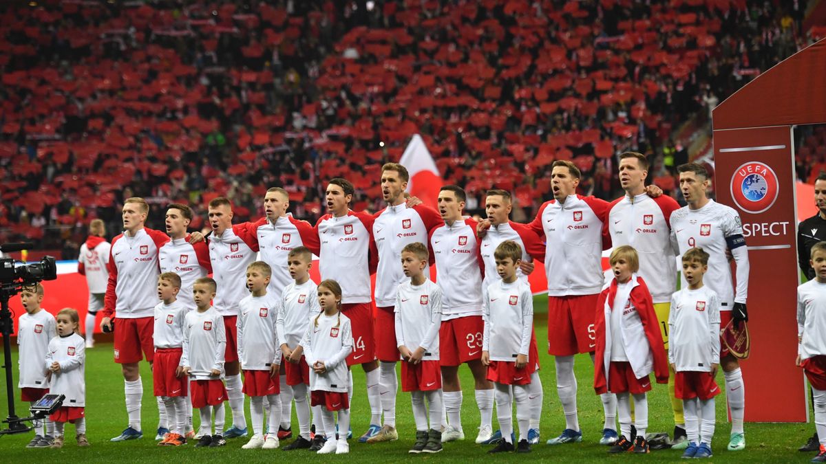 PAP / Piotr Nowak / Zawodnicy reprezentacji Polski przed meczem grupy E eliminacji piłkarskich mistrzostw Europy z Czechami w Warszawie