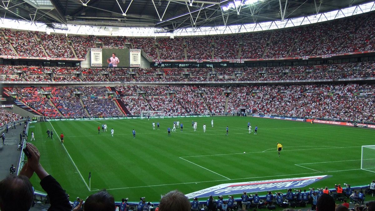 Stadion w czasie meczu reprezentacji Anglii