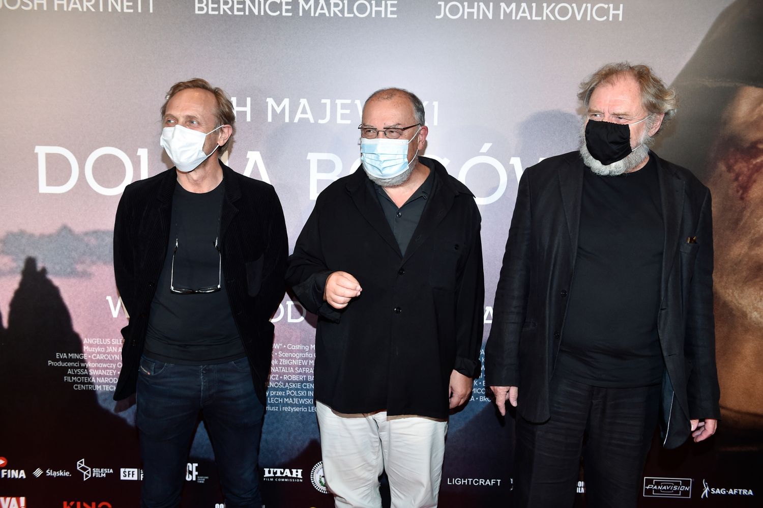 Andrzej Chyra, Lech Majewski, Andrzej Grabowski na premierze Doliny Bogów