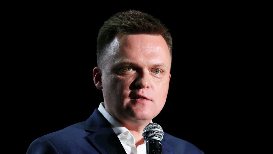 I Kongres Ruchu Polska 2050Fot. Piotr Molecki/East News, Warszawa, 04.09.2021. I Kongres Ruchu Polska 2050 w teatrze Palladium.
N/z: Szymon HolowniaPiotr Molecki