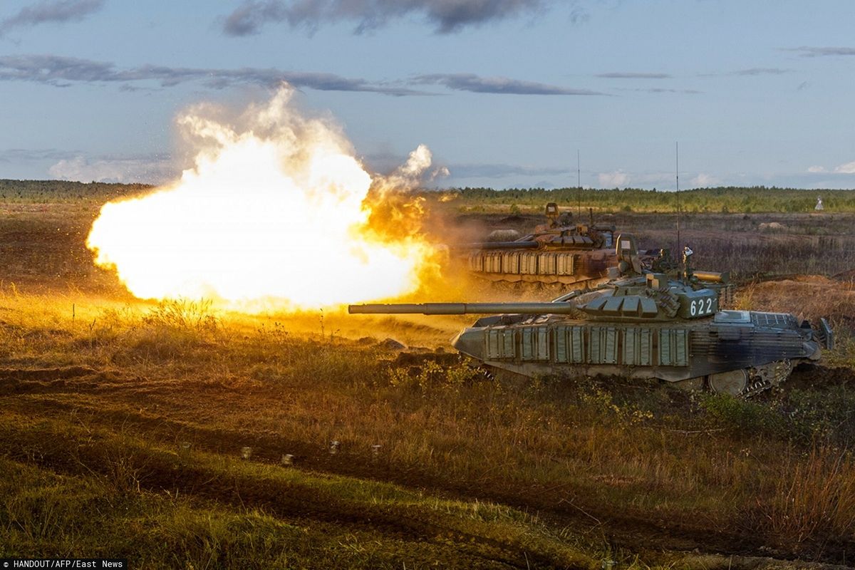 Zdjęcia z rosyjsko-białoruskich manewrów Zapad-2021 (AFP PHOTO / Russian Defence Ministry)