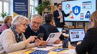 Oszuści internetowi, fake newsy i wyłudzanie danych. W Ostrowcu ruszył projekt, który ma zwiększyć bezpieczeństwo mieszkańców