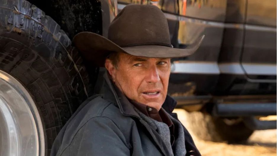 Kevin Costner na planie "Yellowstone"