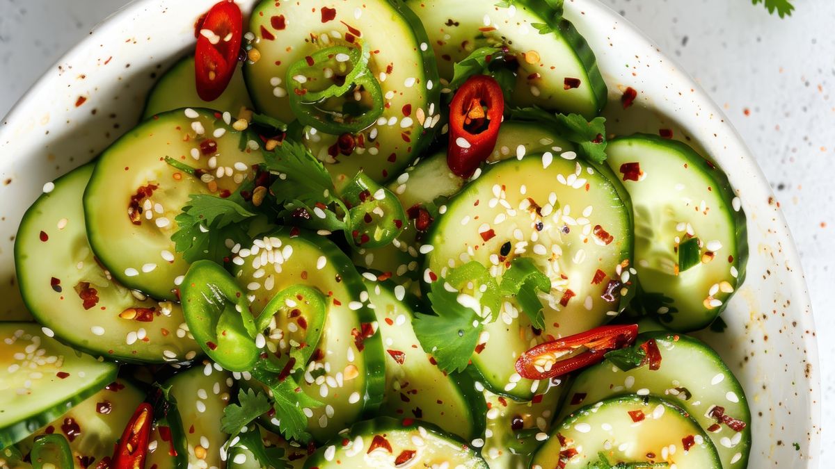 Mizeria po tajsku jest chrupiąca i pikantna