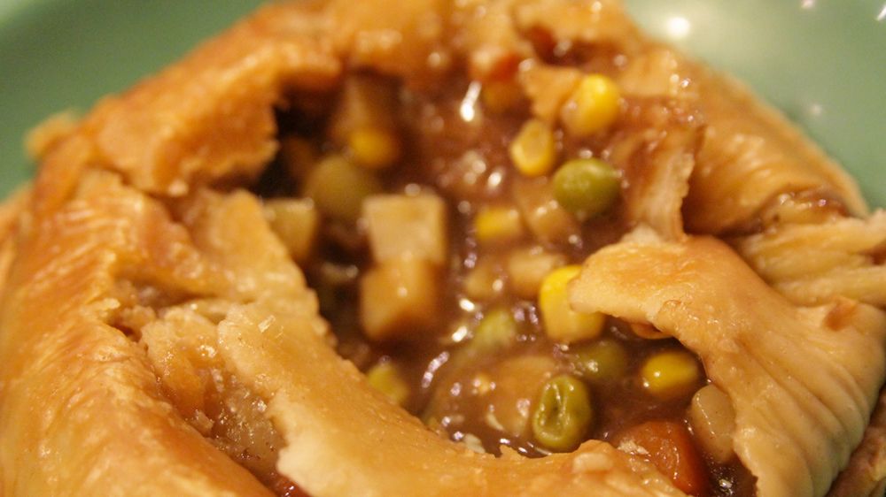 Mrożona tarta z wołowiną