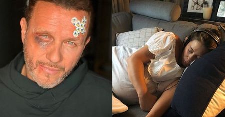 Posiniaczony Radosław Majdan prezentuje dalszy ciąg opowieści o drzemiącej Małgorzacie Rozenek: "NO I SIĘ OBUDZIŁA" (FOTO)